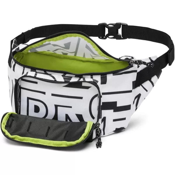 imageColumbia Unisex Zigzag Hip PackWhite TypoBlack