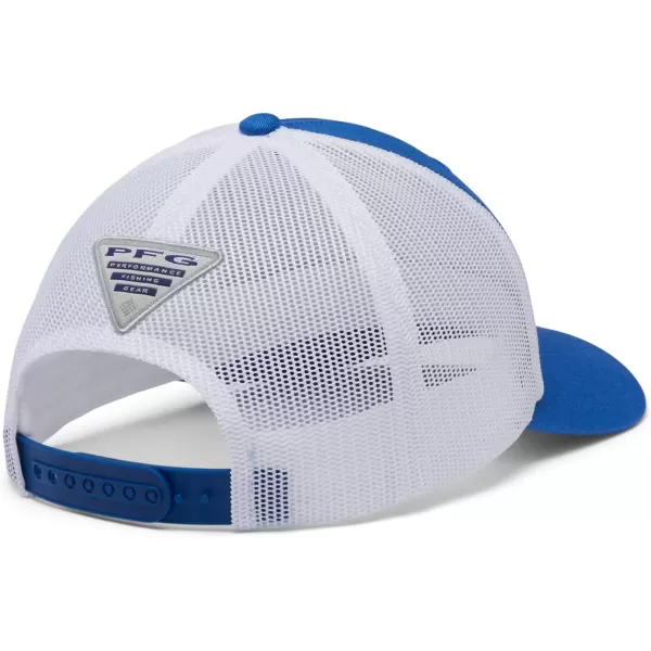 imageColumbia UnisexAdult Pfg Fish Flag Mesh Snap BackVivid BlueTexas Flag