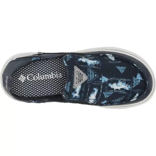 imageColumbia UnisexChild Bahama PFG Boat ShoeCollegiate NavyWhite