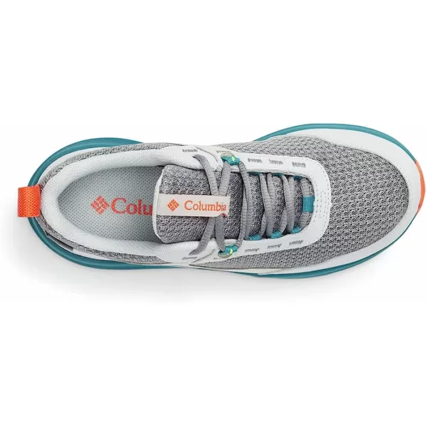 imageColumbia UnisexChild Hatana Waterproof Hiking ShoeCirrus GreyRed Quartz