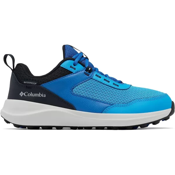 imageColumbia UnisexChild Hatana Waterproof Hiking ShoeCompass BlueSilver Grey