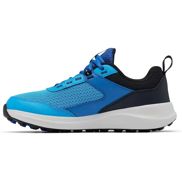 imageColumbia UnisexChild Hatana Waterproof Hiking ShoeCompass BlueSilver Grey