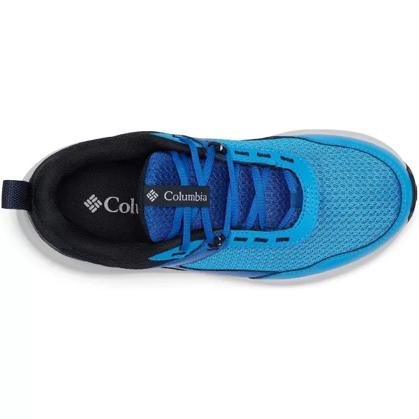 imageColumbia UnisexChild Hatana Waterproof Hiking ShoeCompass BlueSilver Grey