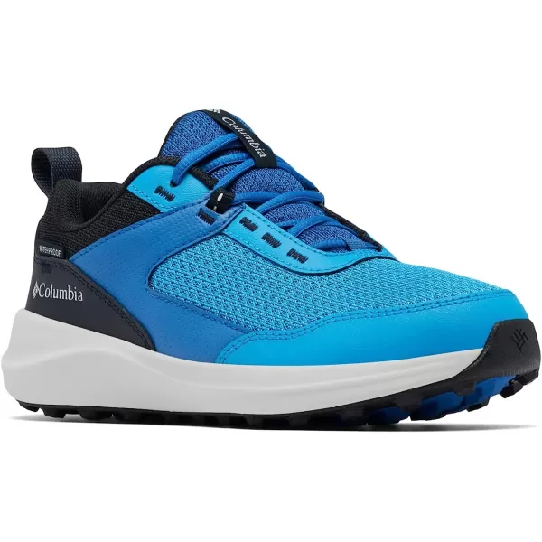 imageColumbia UnisexChild Hatana Waterproof Hiking ShoeCompass BlueSilver Grey