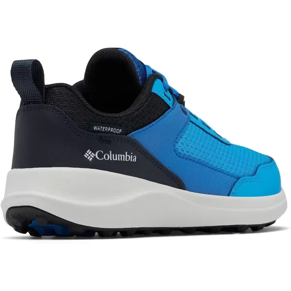 imageColumbia UnisexChild Hatana Waterproof Hiking ShoeCompass BlueSilver Grey