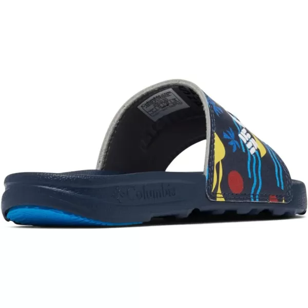 imageColumbia UnisexChild Hood River Slide Sport SandalCollegiate NavyWhite
