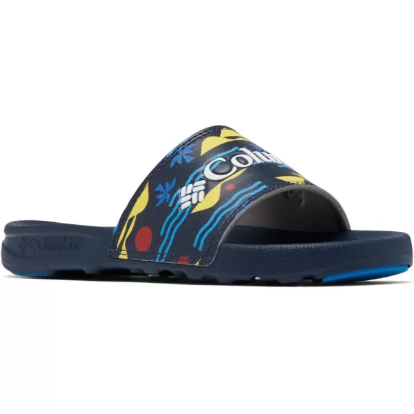 imageColumbia UnisexChild Hood River Slide Sport SandalCollegiate NavyWhite