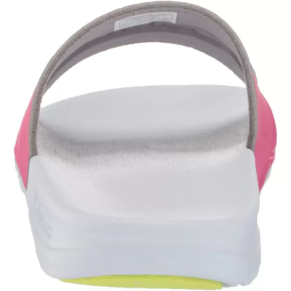 imageColumbia UnisexChild Hood River Slide Sport SandalHaute PinkElectric Turquoise