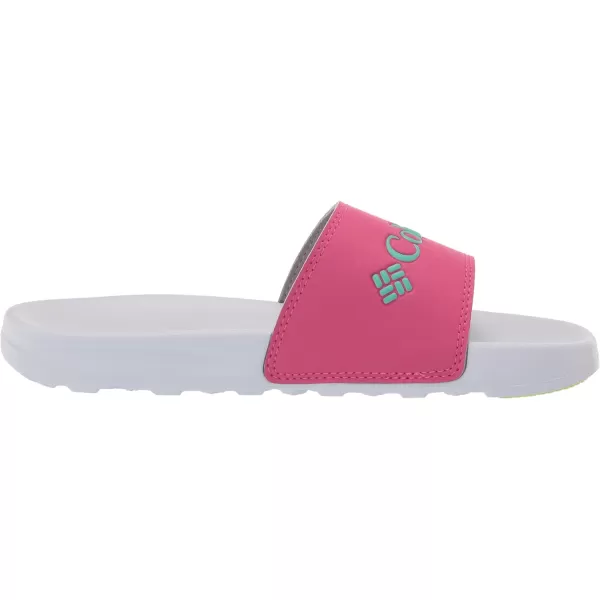 imageColumbia UnisexChild Hood River Slide Sport SandalHaute PinkElectric Turquoise
