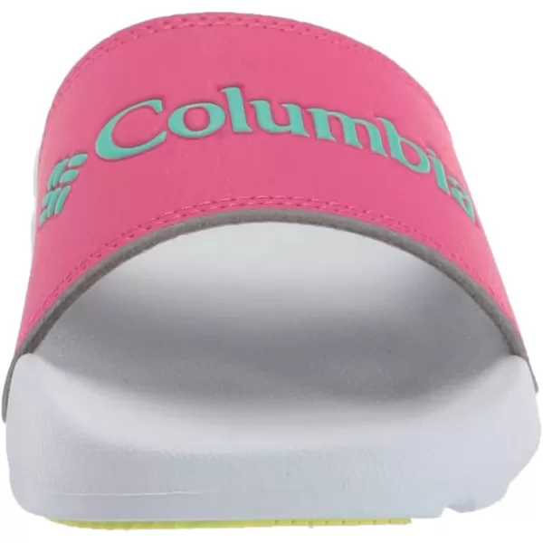 imageColumbia UnisexChild Hood River Slide Sport SandalHaute PinkElectric Turquoise