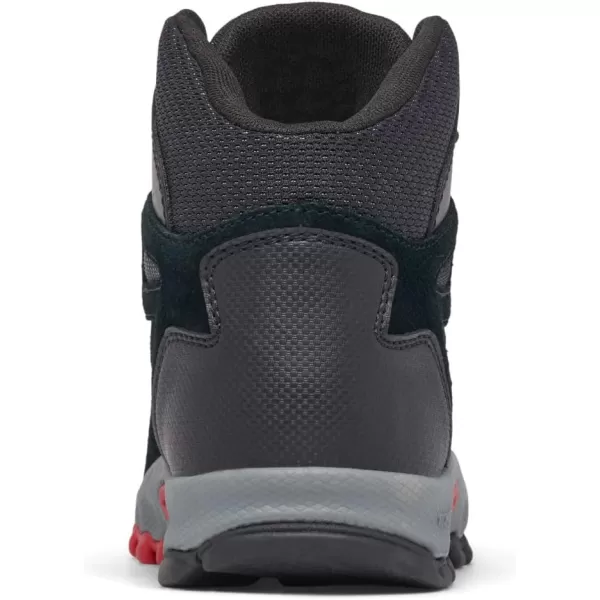 imageColumbia UnisexChild Newton Ridge Amped Hiking ShoeBlack  Mountain Red