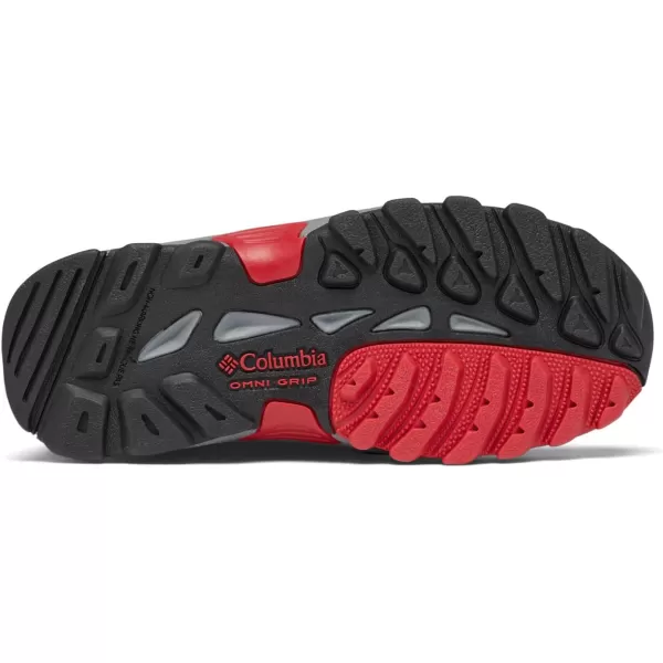 imageColumbia UnisexChild Newton Ridge Amped Hiking ShoeBlack  Mountain Red