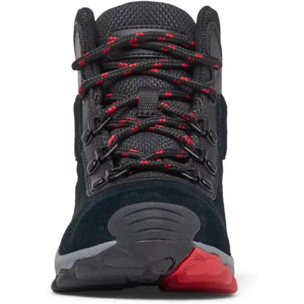 imageColumbia UnisexChild Newton Ridge Amped Hiking ShoeBlack  Mountain Red