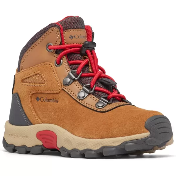 imageColumbia UnisexChild Newton Ridge Amped Hiking ShoeElk  Mountain Red