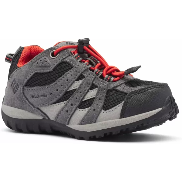 imageColumbia UnisexChild Redmond Waterproof Hiking ShoeBlack  Flame