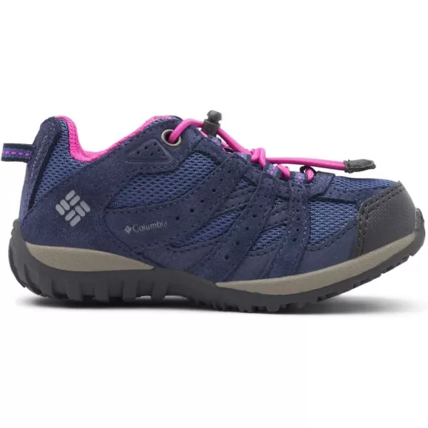 imageColumbia UnisexChild Redmond Waterproof Hiking ShoeBluebell  Pink Ice