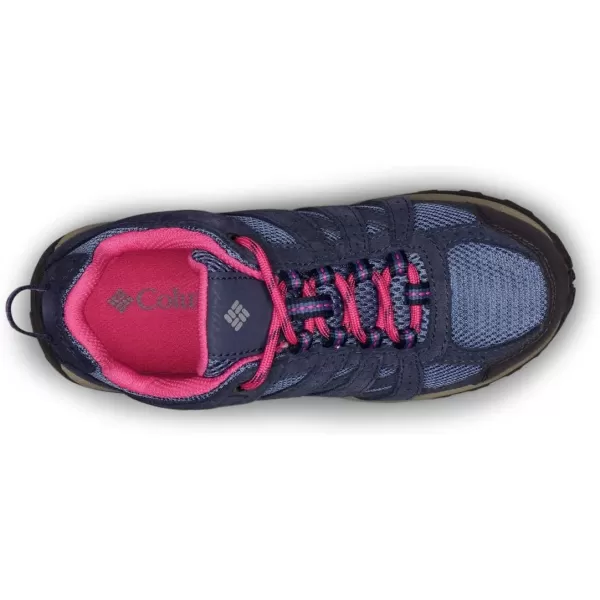 imageColumbia UnisexChild Redmond Waterproof Hiking ShoeBluebell  Pink Ice