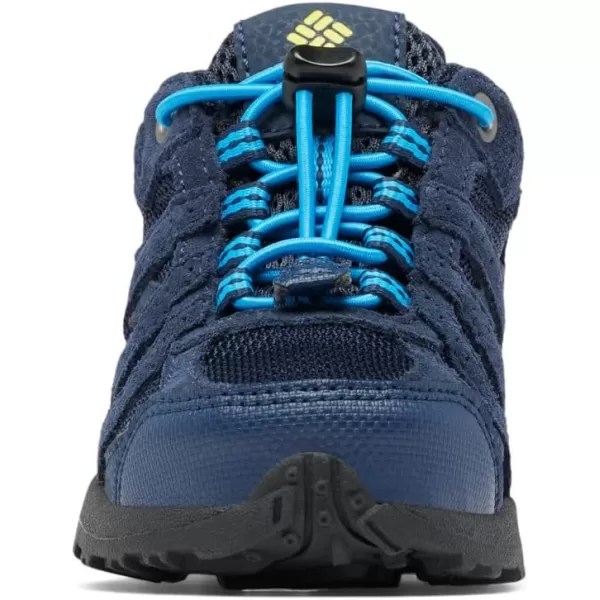 imageColumbia UnisexChild Redmond Waterproof Hiking ShoeCollegiate Navy  Laser Lemon