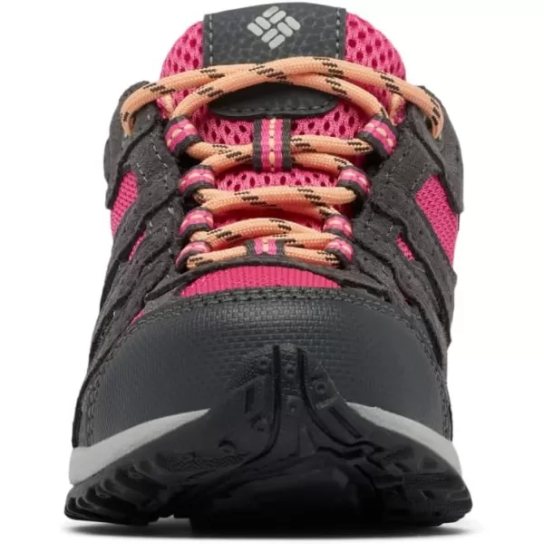 imageColumbia UnisexChild Redmond Waterproof Hiking ShoeDark Grey  Pink Ice