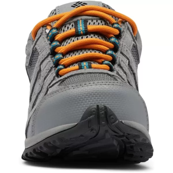 imageColumbia UnisexChild Redmond Waterproof Hiking ShoeTitanium Grey SteelGold Amber