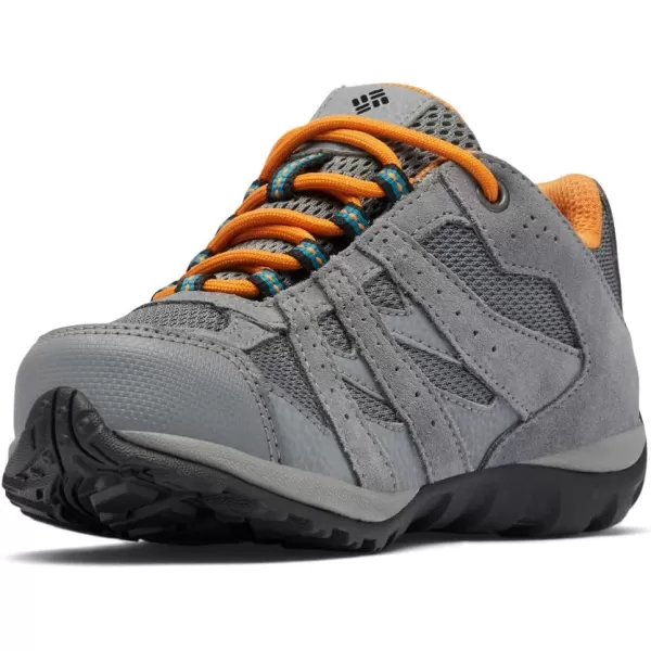 imageColumbia UnisexChild Redmond Waterproof Hiking ShoeTitanium Grey SteelGold Amber