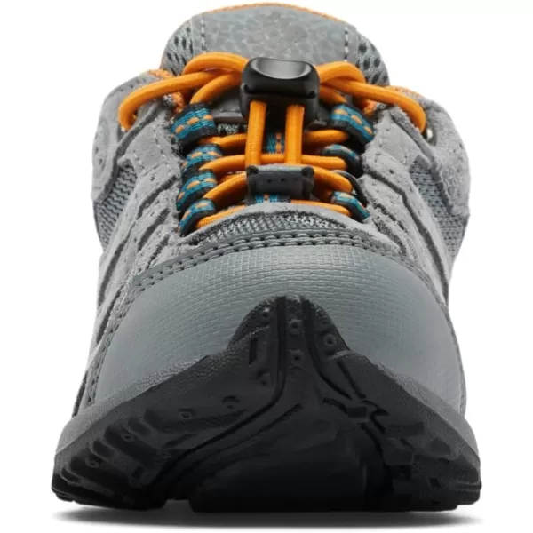 imageColumbia UnisexChild Redmond Waterproof Hiking ShoeTitanium Grey SteelGold Amber