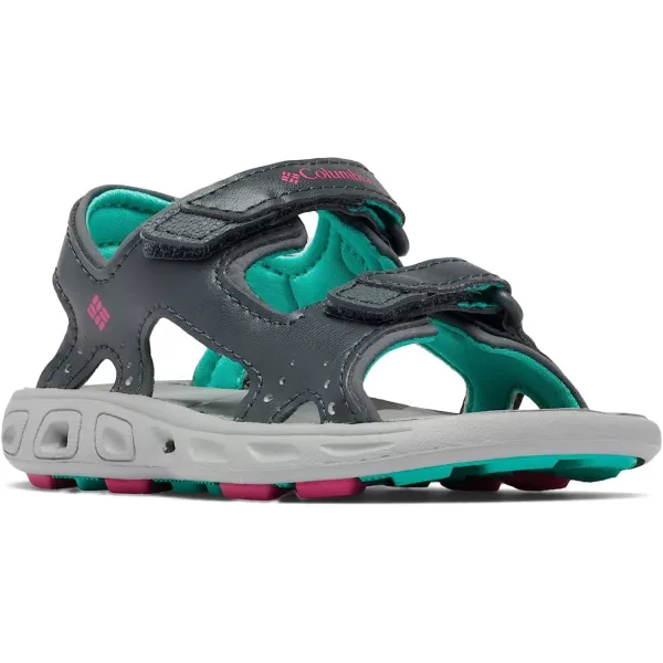 imageColumbia UnisexChild Techsun Vent Sport SandalGraphiteHaute Pink