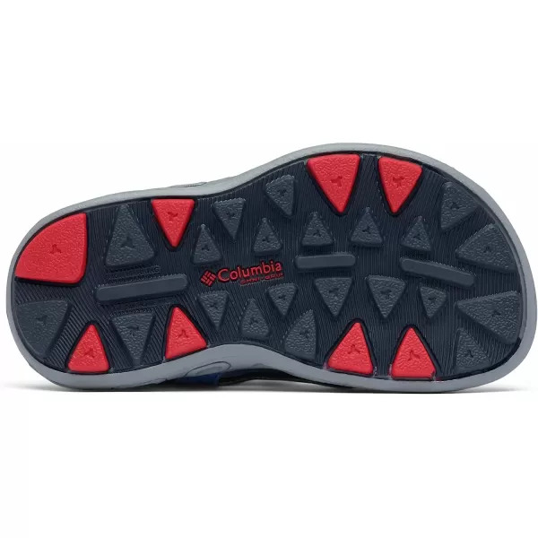 imageColumbia UnisexChild Techsun Vent Sport SandalStormy Blue Mountain Red