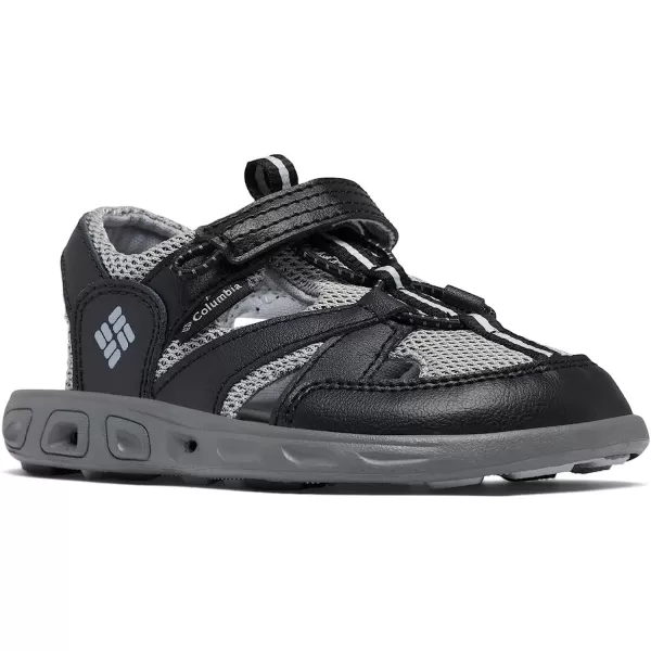 imageColumbia UnisexChild Techsun Wave Sport SandalBlackSteam