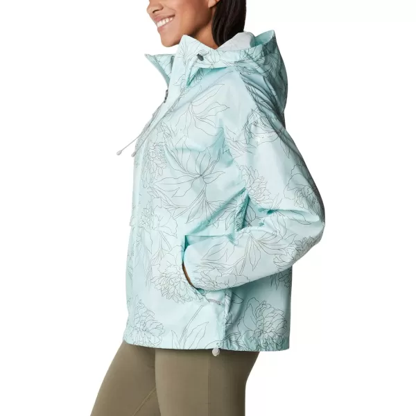 imageColumbia Womens Alpine Chill WindbreakerIcy Morn Leafy Lines