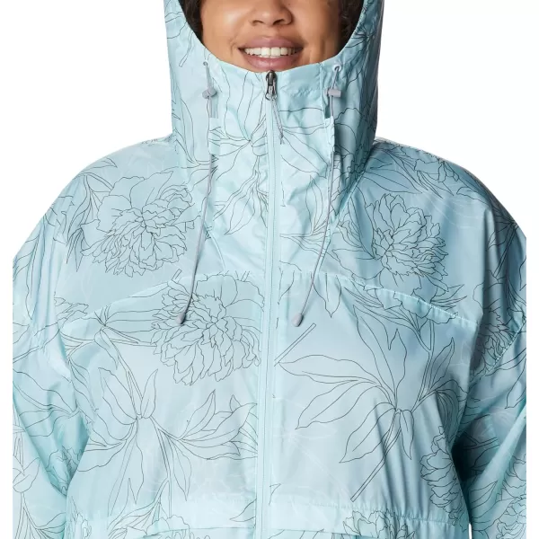 imageColumbia Womens Alpine Chill WindbreakerIcy Morn Leafy Lines
