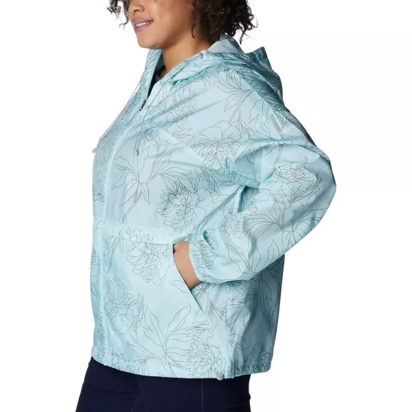 imageColumbia Womens Alpine Chill WindbreakerIcy Morn Leafy Lines
