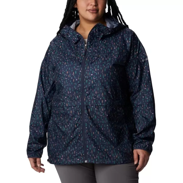 imageColumbia Womens Alpine Chill WindbreakerNocturnal Campdot Print