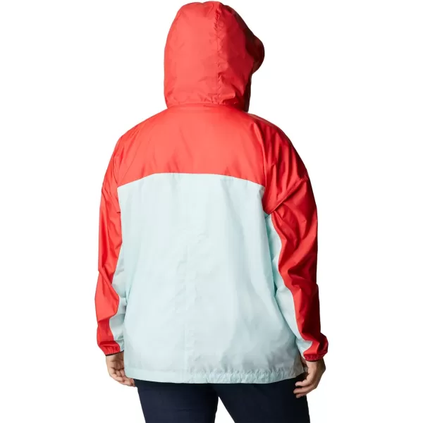 imageColumbia Womens Alpine Chill WindbreakerRed HibiscusIcy MornBlack