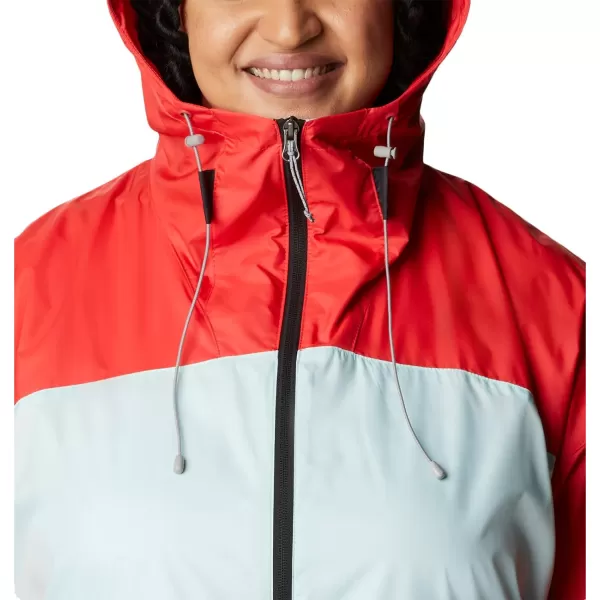 imageColumbia Womens Alpine Chill WindbreakerRed HibiscusIcy MornBlack