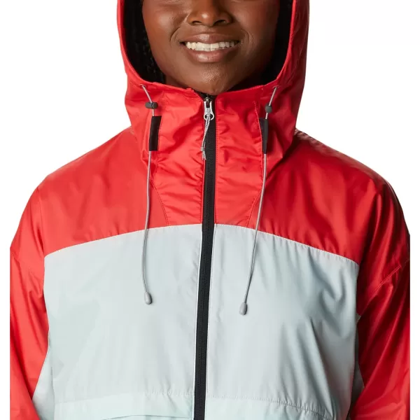 imageColumbia Womens Alpine Chill WindbreakerRed HibiscusIcy MornBlack