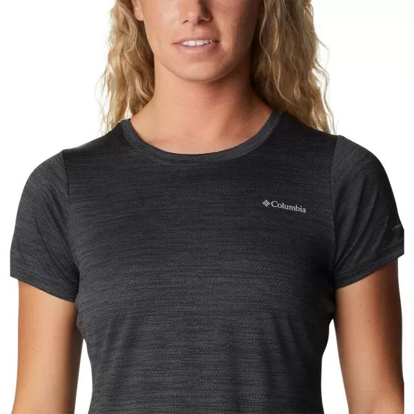imageColumbia Womens Alpine Chill Zero Short Sleeve TeeBlack Heather