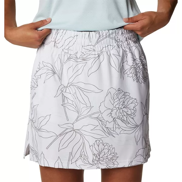 imageColumbia Womens Alpine Chill Zero SkortWhite Leafy Lines Multi