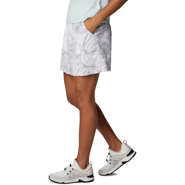 imageColumbia Womens Alpine Chill Zero SkortWhite Leafy Lines Multi