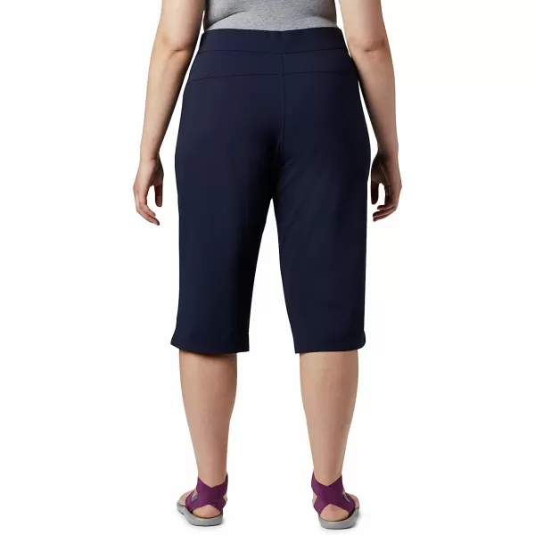 imageColumbia Womens Anytime Casual Capri Stain Resistant Sun ProtectionDark Nocturnal