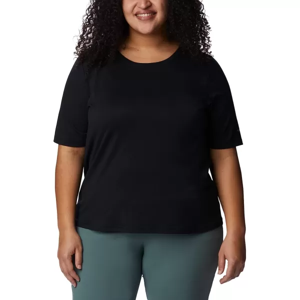 imageColumbia Womens Anytime Knit Short Sleeve TeeBlack