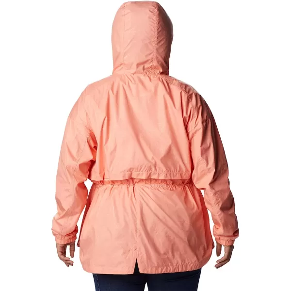imageColumbia Womens Auroras Wake Iii JacketCoral Reef Leafy Lines Emboss