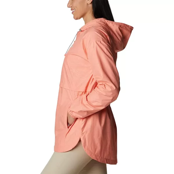 imageColumbia Womens Auroras Wake Iii JacketCoral Reef Leafy Lines Emboss