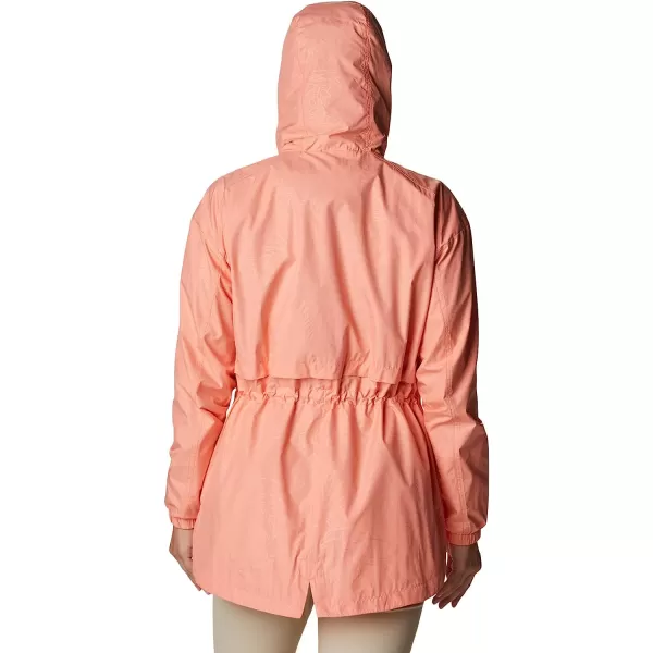 imageColumbia Womens Auroras Wake Iii JacketCoral Reef Leafy Lines Emboss