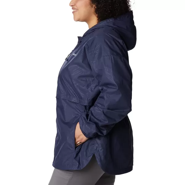 imageColumbia Womens Auroras Wake Iii JacketNocturnal Leafy Lines Emboss