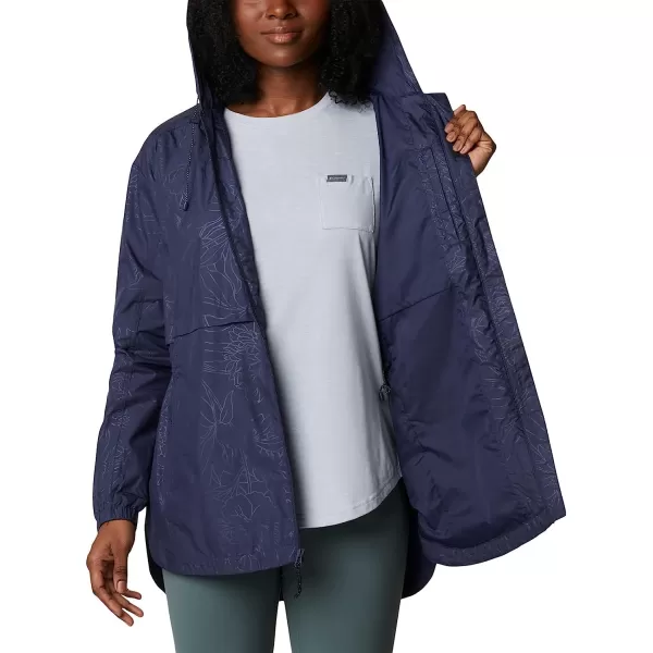 imageColumbia Womens Auroras Wake Iii JacketNocturnal Leafy Lines Emboss