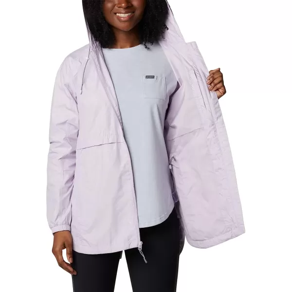 imageColumbia Womens Auroras Wake Iii JacketPale Lilac Leafy Lines Emboss