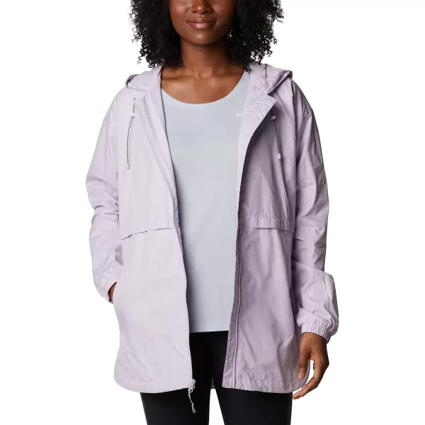 imageColumbia Womens Auroras Wake Iii JacketPale Lilac Leafy Lines Emboss