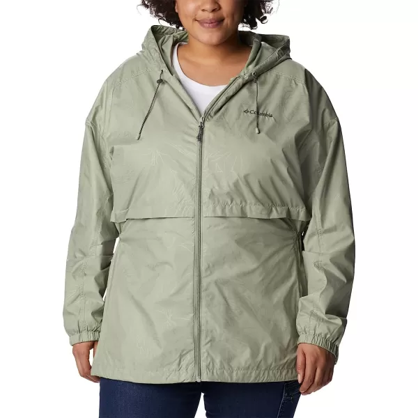 imageColumbia Womens Auroras Wake Iii JacketSafari Leafy Lines Emboss