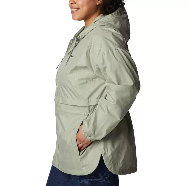imageColumbia Womens Auroras Wake Iii JacketSafari Leafy Lines Emboss
